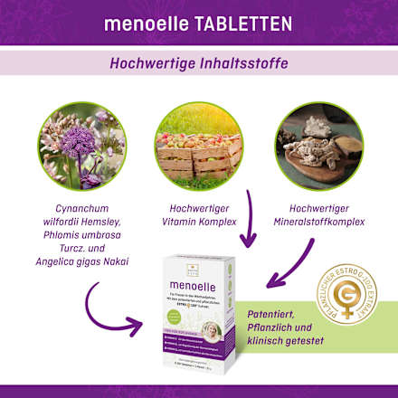 Estro-G100 Extrakt + Vitamine + Mineralien Tabletten 60 St Menoelle