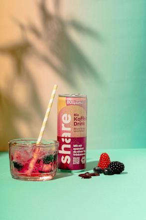 Erfrischungsgetränk, Koffein Drink Beere & Acai share