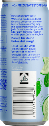 Erfrischungsgetränk, Spritzer Gurke-Minze share