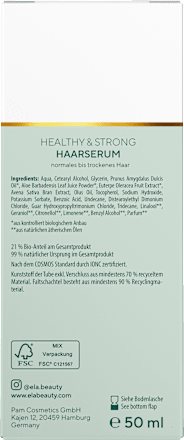 Haarserum Healthy & Strong éla natural beauty by Pamela Reif
