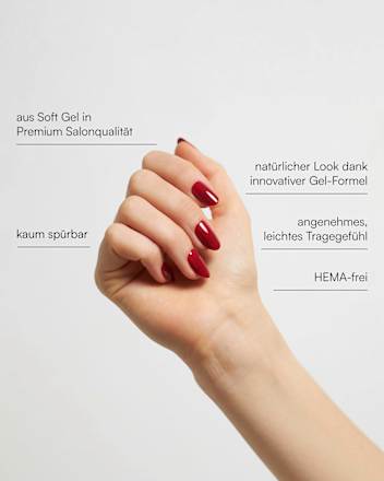 Künstliche Nägel Soft Gel Press Ons, Mon Cherie Doonails
