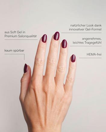 Künstliche Nägel Soft Gel Press Ons, Short Into You Doonails
