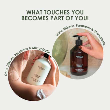 Geschenkset Body Ceremony Rosemary Ginger 2tlg Jean&Len