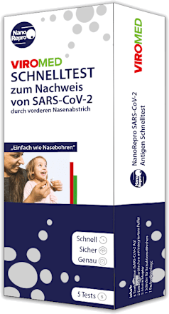 Corona Selbsttest VIROMED Schnelltest zum Nachweis von SARS-CoV-2 NanoRepro