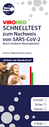 Corona Selbsttest VIROMED Schnelltest zum Nachweis von SARS-CoV-2 NanoRepro