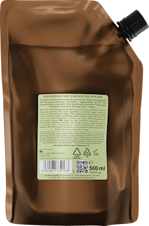 Flüssigseife bergamot & cedarwood, Nachfüllpack Jean&Len