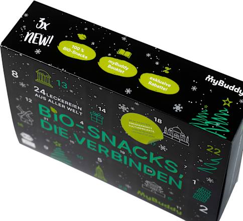 Adventskalender 2024 Leckereien aus aller Welt myBuddy