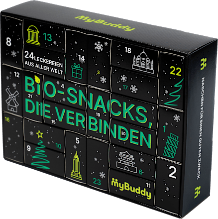 Adventskalender 2024 Leckereien aus aller Welt myBuddy