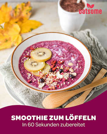 Smoothie Bowl Pulver, Blaubeere Himbeere "Benjamin Blaubeer" oatsome