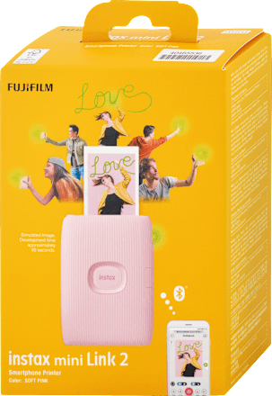 Vrecková tlačiareň instax mini Link 2, ružová instax