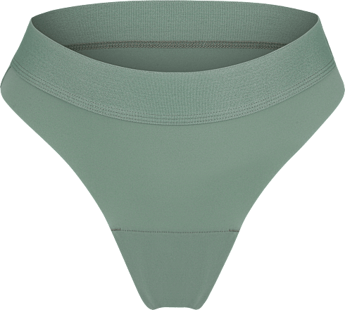 Periodenslip Seamless Cheeky Salbeigrün, Gr. 32-34 ooia