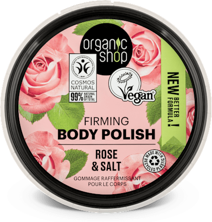 Scrub corpo levigante - rosa perlata organic shop