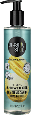 Gel de dus duș Lemon Macaron organic shop