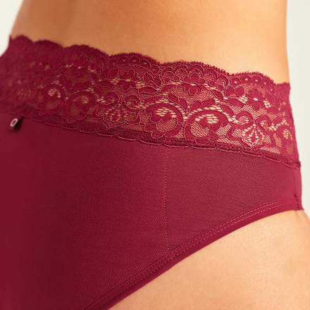 Periodenslip Strong Merlot, Gr. 32-34 ooia