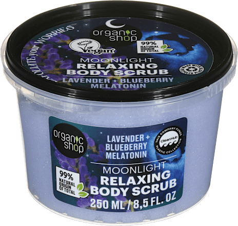 Sproščujoči piling za telo Moonlight organic shop