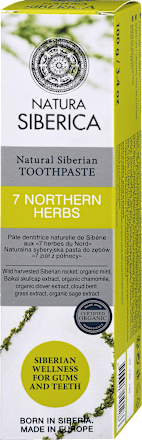 Naravna zobna pasta 7 Northern Herbs NATURA SIBERICA
