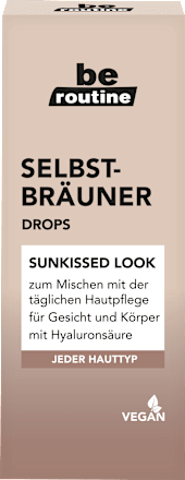 Selbstbräuner Konzentrat drops, sunkissed look BE ROUTINE