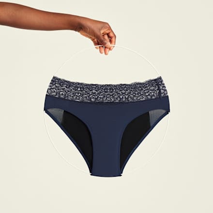 Periodenslip Blau, Gr. 32-34 ooia