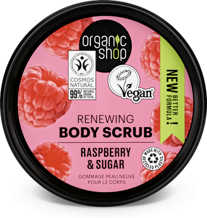 Scrub corpo esfoliante - crema di lampone organic shop