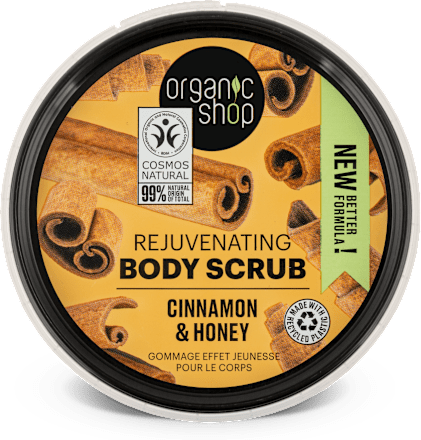 Scrub corpo esfoliante - miele alla cannella organic shop