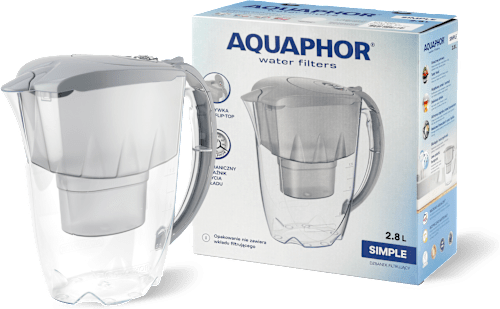 Dzbanek Simple 2,8 L szary AQUAPHOR