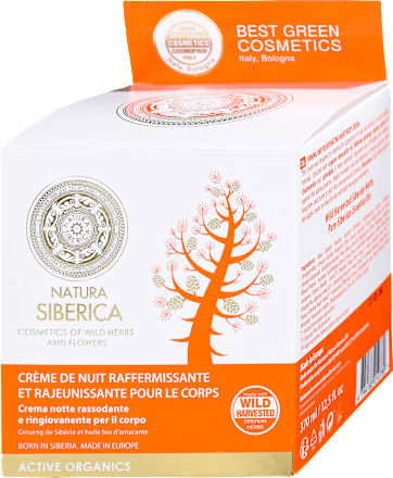 Nočna krema za za učvrstitev in pomlajevanje telesa  NATURA SIBERICA
