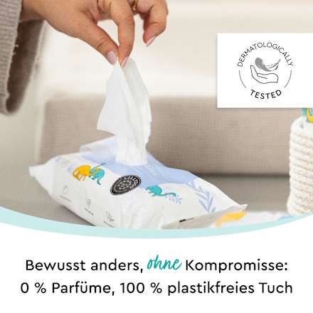 Feuchttücher mit 99% Wasser LILLYDOO