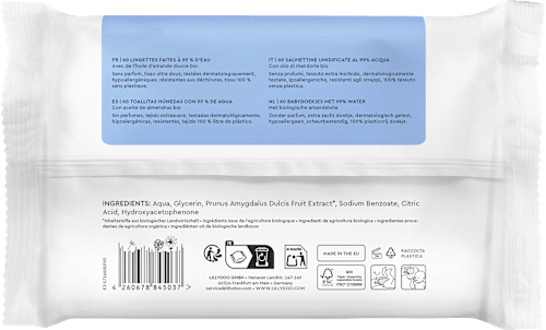 Feuchttücher 99% Wasser (15x60 St) Lillydoo