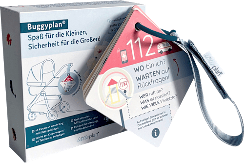 Erste-Hilfe-Buggyplan in Geschenkbox littleplan