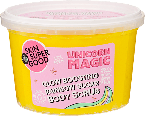 Ragyogásfokozó testradír „Unicorn Magic” SKIN SUPER GOOD