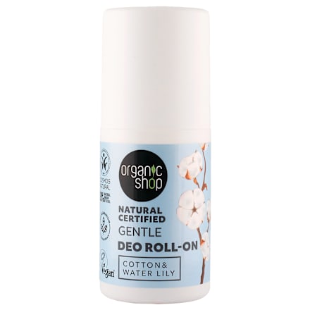 Deodorant roll-on COTTON&WATER LILY organic shop