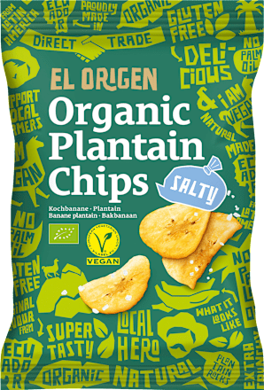 Chips Kochbananen gesalzen Bio EL ORIGEN