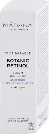 Pleťové sérum Time Miracle Botanic Retinol 4 % MÁDARA organic skincare