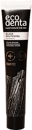 Pasta de Dinti Black Whitening, cu carbune si Teavigo ecodenta
