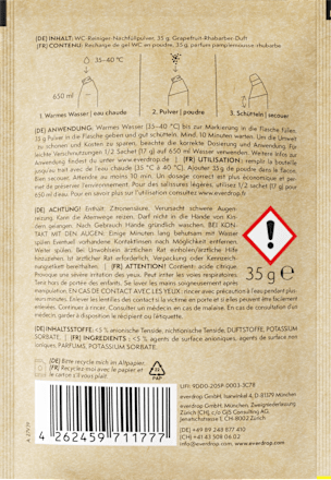 WC-Reiniger Nachfüllpack für 650ml everdrop
