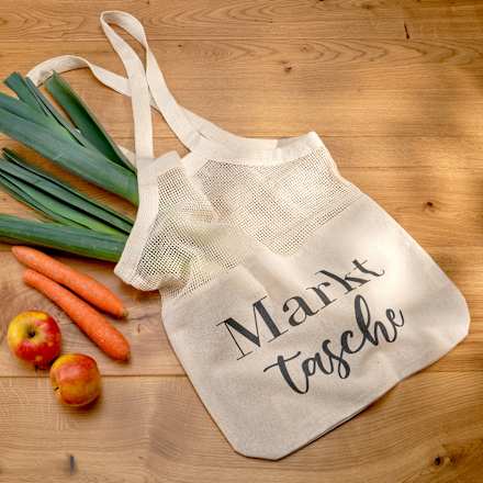 Tasche aus Bio-Baumwolle "Markttasche", natur (40x48 cm) Vito & Joe