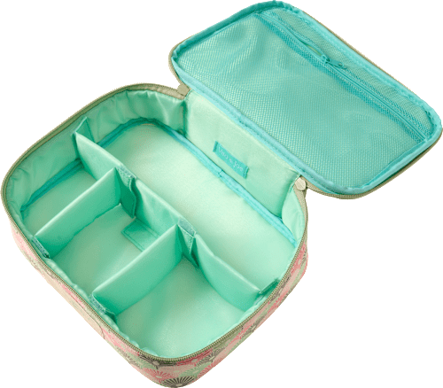 Kosmetikkoffer blumig mit Patch "You make the world more beautiful" Vito & Joe