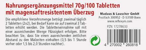 Reflexym vegan Tabletten Madaus & Lauscher