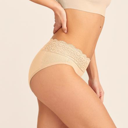 Periodenslip Beige, Gr. 32-34 ooia