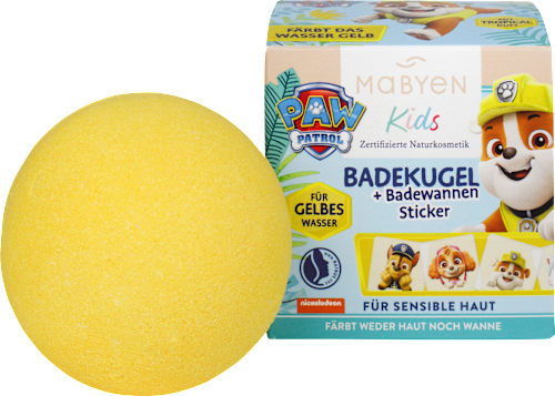 Kinder Badezusatz Badekugel + Sticker Paw Patrol Mabyen