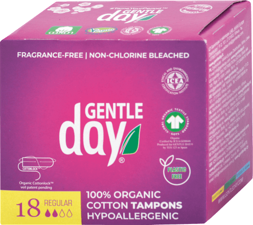 Hypoalergénne tampóny Organic Regular GentleDay