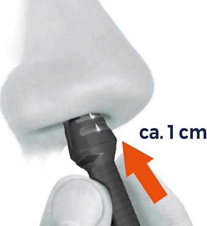 Nasenhaarentferner, Nasierer anthrazit SilkslidePro