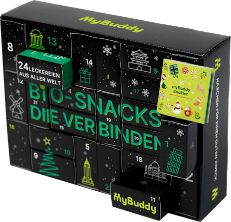 Adventskalender 2024 Leckereien aus aller Welt myBuddy