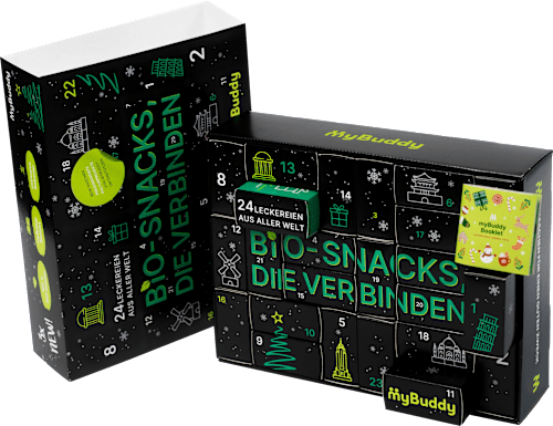 Adventskalender 2024 Leckereien aus aller Welt myBuddy
