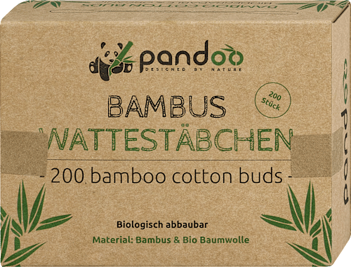 Wattestäbchen Bambus pandoo