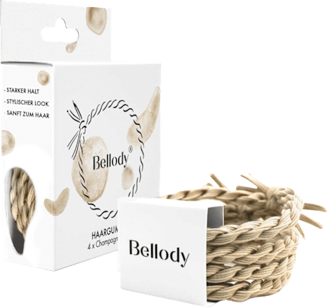 Haargummis Champagne Beige Bellody