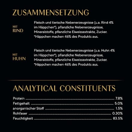 Nassfutter Katze Rind & Huhn, fresh & fine Multipack (6x50 g) Sheba