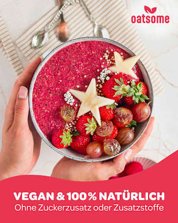 Smoothie Bowl Pulver Alice im Beerenland, Erdbeere Açaíbeere oatsome