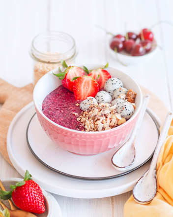 Smoothie Bowl Pulver, Blaubeere Himbeere "Benjamin Blaubeer" oatsome