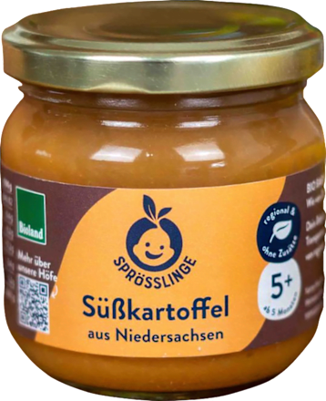 Gemüse Süßkartoffel ab dem 5. Monat Sprösslinge